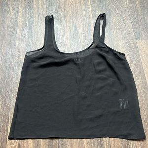 NBD BLACK SHEER TOP